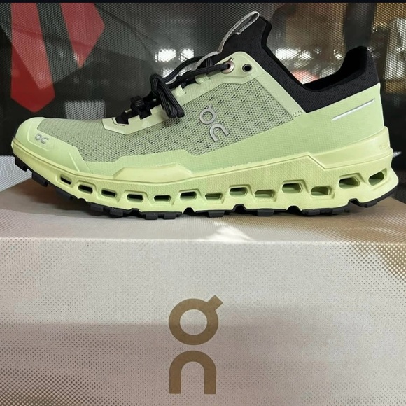 On Running Shoes - On Cloudultra 🔥 Vine  Meadow Green Trail Cloudtrax Running Shoes Sz 10.5 US NEW